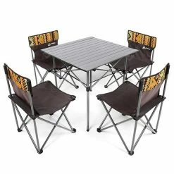 Hewolf 5pcs Set Camping Foldable Table And Chairs 19 Hewolf 5pcs Set Camping Foldable Table And Chairs