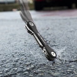 Key Organisers Keysmart Flex Black - Compact Multiple Key Holder Car Key Organizer