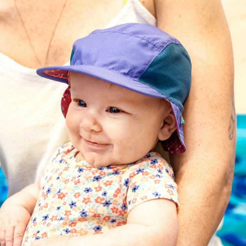 Sunday Afternoon Infant Sun Flip Cap - Soldania Rose/Iris 12 Sunday Afternoon Infant Sun Flip Cap - Soldania Rose/Iris