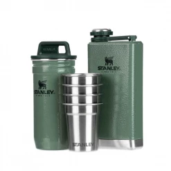 Stanley Adventure Shot Glass Set + Flask Hammertone Green