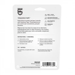 Gear Aid Tenacious Tape Mini Patches Black & Clear 1.5