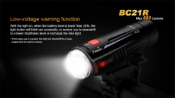 Fenix BC21R USB Rechargable Bicycle Light 880 Lumens