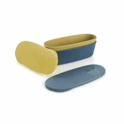 Light My Fire SnapBox Oval BIO 2-pack - Mustyyellow/hazyblue