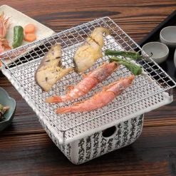 LIGHT MY FIRE Shimoyama Japanese Style Ceramic BBQ Mesh - Large Size Grill And Stoves
