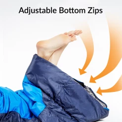 Hewolf Camping Sleeping Bag 1.3 - Green