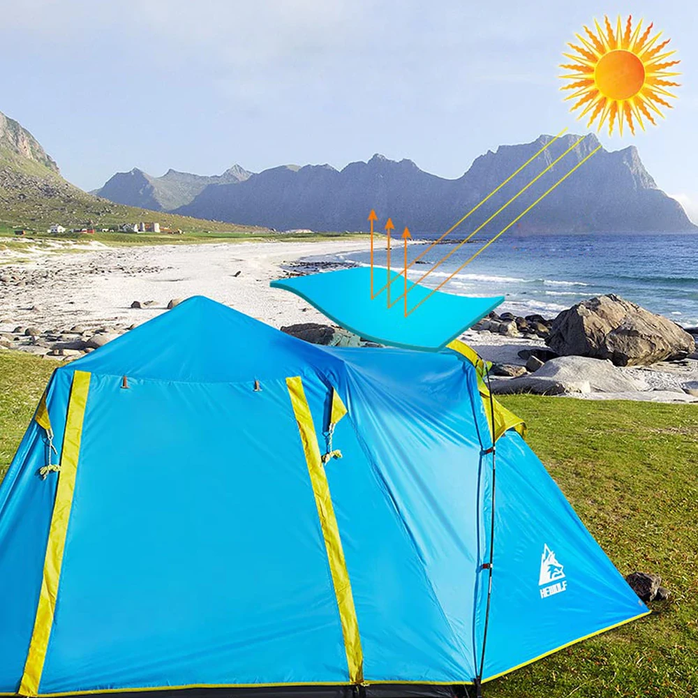 Hewolf Camping Tent 4P 5 Hewolf Camping Tent 4P