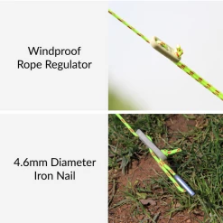 Hewolf 4-8P Outdoor Camping Tarp