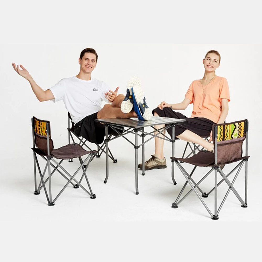 Hewolf 5pcs Set Camping Foldable Table And Chairs 4 Hewolf 5pcs Set Camping Foldable Table And Chairs