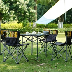 Hewolf 5pcs Set Camping Foldable Table And Chairs 17 Hewolf 5pcs Set Camping Foldable Table And Chairs