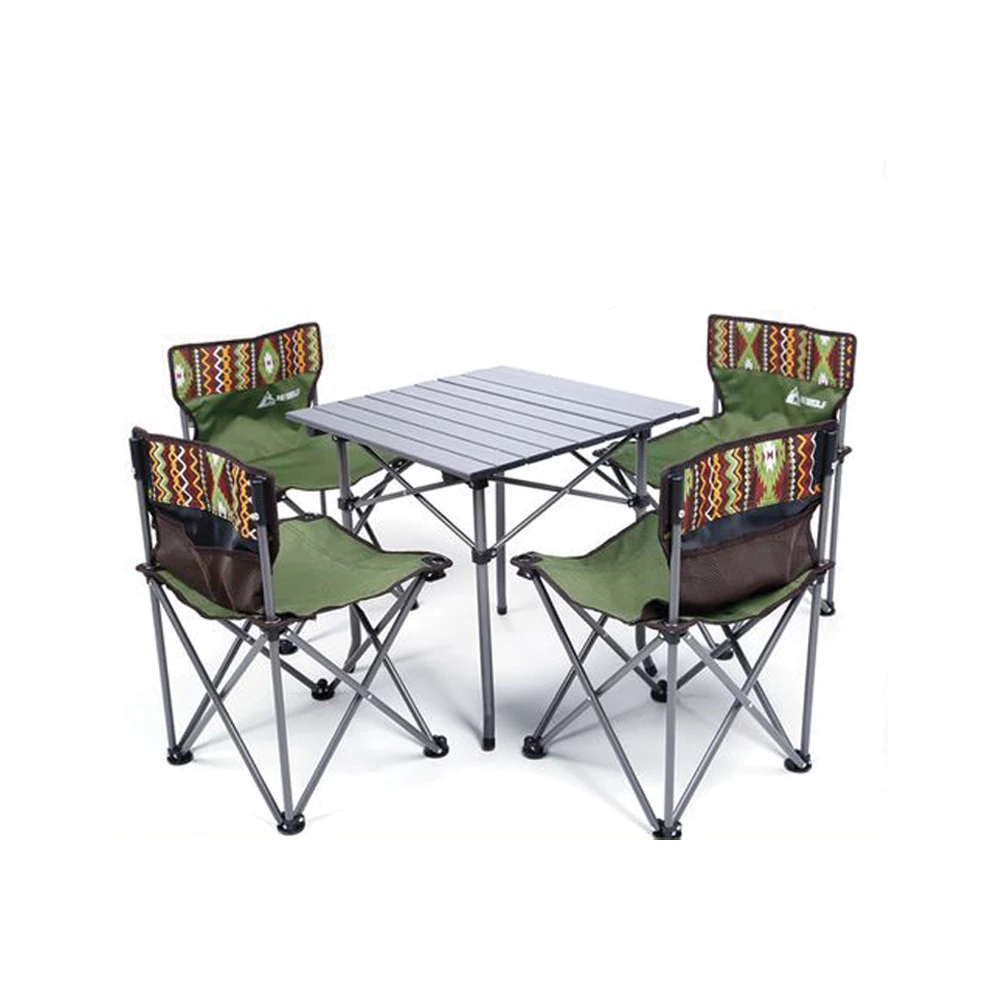 Hewolf 5pcs Set Camping Foldable Table And Chairs 8 Hewolf 5pcs Set Camping Foldable Table And Chairs