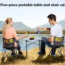 Hewolf 5pcs Set Camping Foldable Table And Chairs 15 Hewolf 5pcs Set Camping Foldable Table And Chairs