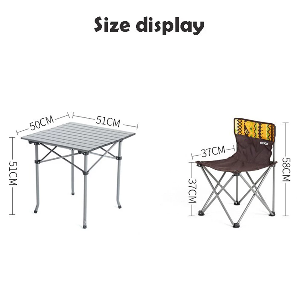 Hewolf 5pcs Set Camping Foldable Table And Chairs 11 Hewolf 5pcs Set Camping Foldable Table And Chairs