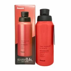 Peacock 0.60L Pentagon Sports Bottle - Coral