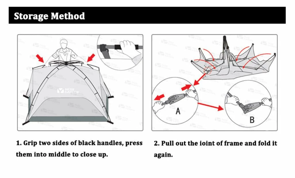 Mobi Garden Camping 3-4P Tent 7 Mobi Garden Camping 3-4P Tent