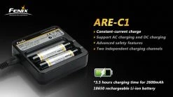 Fenix ARE-C1 18650 Battery Charger 18 Fenix ARE-C1 18650 Battery Charger