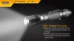 Fenix 360° Rotary Focusing Flashlight 32 Fenix 360° Rotary Focusing Flashlight