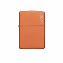 Zippo 231ZL Orange Matte With Zippo Logo - Windproof Lighter