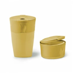 Light My Fire Pack-Up-Cup Bio 2 Pack - Musty Yellow/Hazy Blue