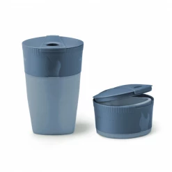 Light My Fire Pack-Up-Cup Bio 2 Pack - Musty Yellow/Hazy Blue