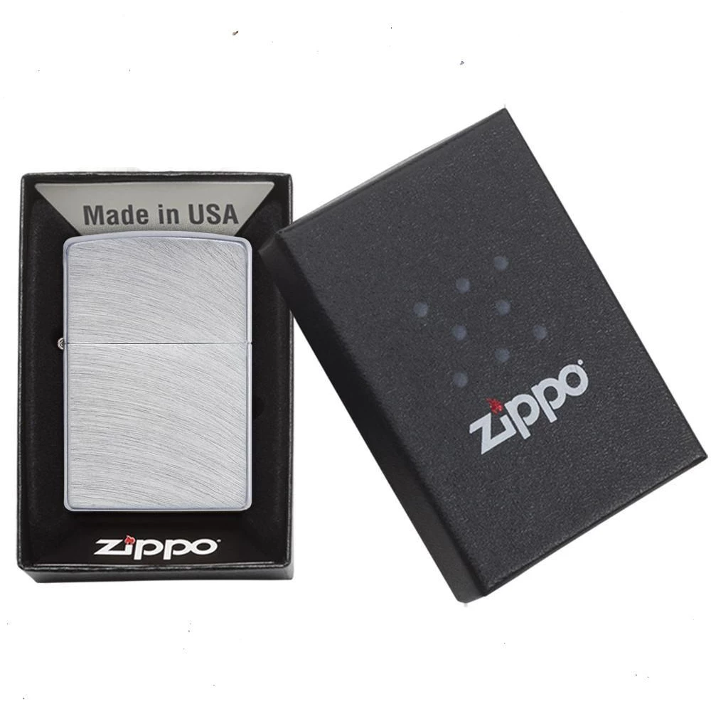 Zippo Regular Chrome Arch Refillable Windproof Lighter - 246487 6 Zippo Regular Chrome Arch Refillable Windproof Lighter - 246487