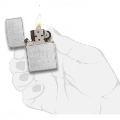 Zippo Linen Weave Refillable Windproof Lighter - 28181