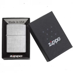 Zippo Linen Weave Refillable Windproof Lighter - 28181