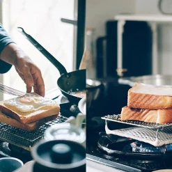 LIGHT MY FIRE Shimoyama Japanese Style Ceramic BBQ Mesh - Large Size Grill And Stoves