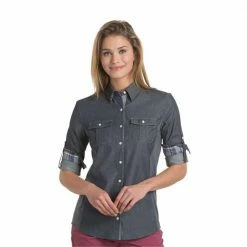 Kuhl Kiley LS - Vintage Indigo/Sail Blue