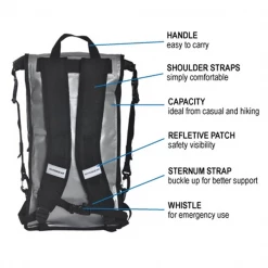 Hypergear 20L Dry Pac Compact - Silver 15 Hypergear 20L Dry Pac Compact - Silver