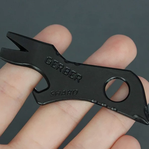 Gerber Shard Black Keychain Tool Card 6 Gerber Shard Black Keychain Tool Card