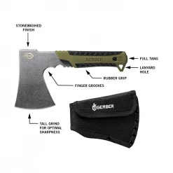 Gerber Pack Hatchet Flat Sage Green Stonewash 12 Gerber Pack Hatchet Flat Sage Green Stonewash