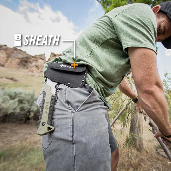 Gerber Pack Hatchet Flat Sage Green Stonewash 8 Gerber Pack Hatchet Flat Sage Green Stonewash