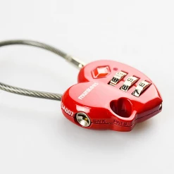 Munkees TSA Combination Heart Lock