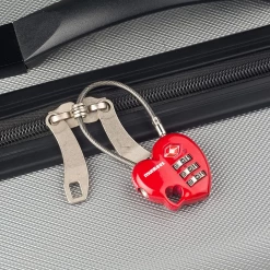 Munkees TSA Combination Heart Lock