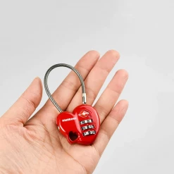 Munkees TSA Combination Heart Lock