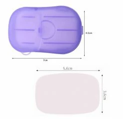 MONTANIC Travel Disposable Soap Tablets Boxed Soap Paper Portable Hand Washing Tablets Travel Carry Soap Paper