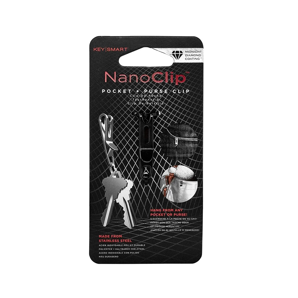 Keysmart Nano Clip Stainless Steel 10 Keysmart Nano Clip Stainless Steel