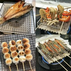 LIGHT MY FIRE Shimoyama Japanese Style Ceramic BBQ Mesh - Large Size Grill And Stoves