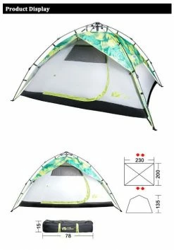 Mobi Garden Camping 3-4P Tent 11 Mobi Garden Camping 3-4P Tent