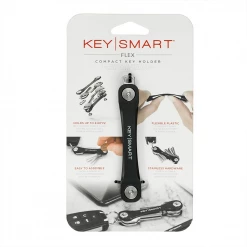 Key Organisers Keysmart Flex Black - Compact Multiple Key Holder Car Key Organizer