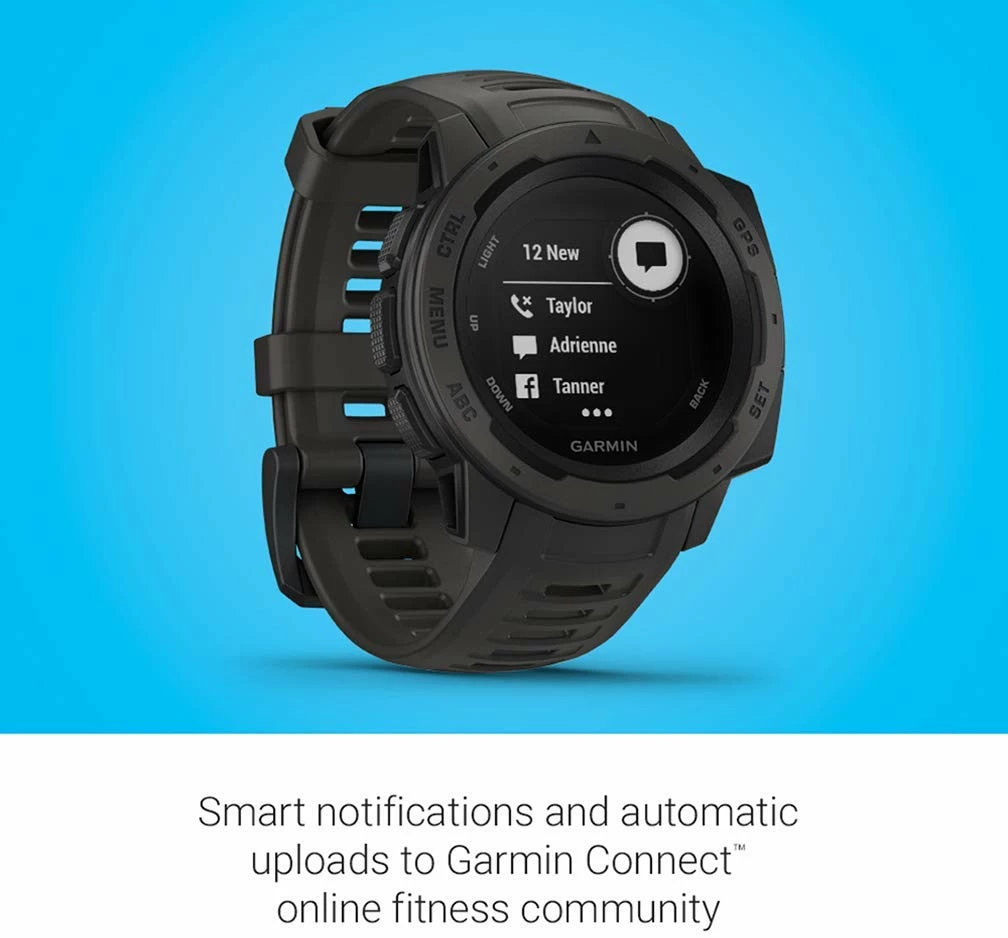 Garmin Instinct GPS Smartwatch - Graphite 14 Garmin Instinct GPS Smartwatch - Graphite