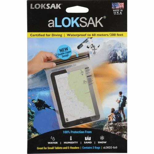Aloksak Double Zip Waterproof Pouch 6X9 3 Aloksak Double Zip Waterproof Pouch 6X9