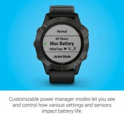 Garmin Fenix 6 GPS Watch - Sapphire Grey 15 Garmin Fenix 6 GPS Watch - Sapphire Grey