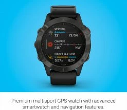 Garmin Fenix 6 GPS Watch - Sapphire Grey 14 Garmin Fenix 6 GPS Watch - Sapphire Grey