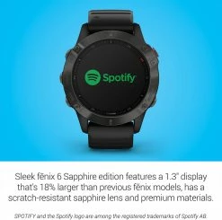 Garmin Fenix 6 GPS Watch - Sapphire Grey 19 Garmin Fenix 6 GPS Watch - Sapphire Grey