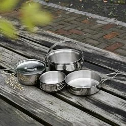 ACECAMP Ace Camp Stainless Steel Cooking Set