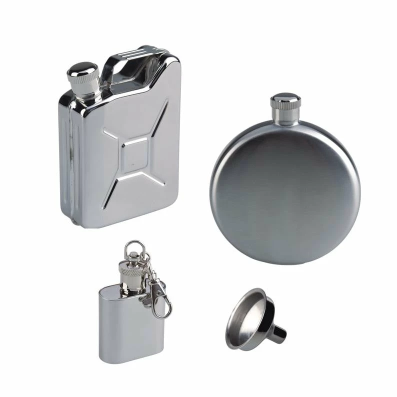 ACECAMP Ace Camp Stainless Steel Flask Gas Can Shape 5 ACECAMP Ace Camp Stainless Steel Flask Gas Can Shape
