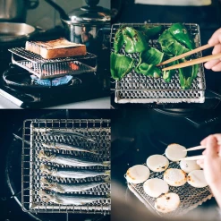 LIGHT MY FIRE Shimoyama Japanese Style Ceramic BBQ Mesh - Large Size Grill And Stoves