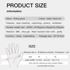 MONTANIC Kyncilor Open Finger Cycling Gloves Anti-slip Gel Cycling Gloves Anti-slip Shockproof Mountain Road Sports Gloves