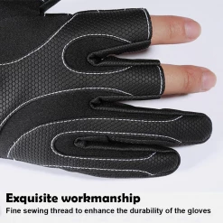 MONTANIC Kyncilor 3 Fingers Resistance Leather Gloves